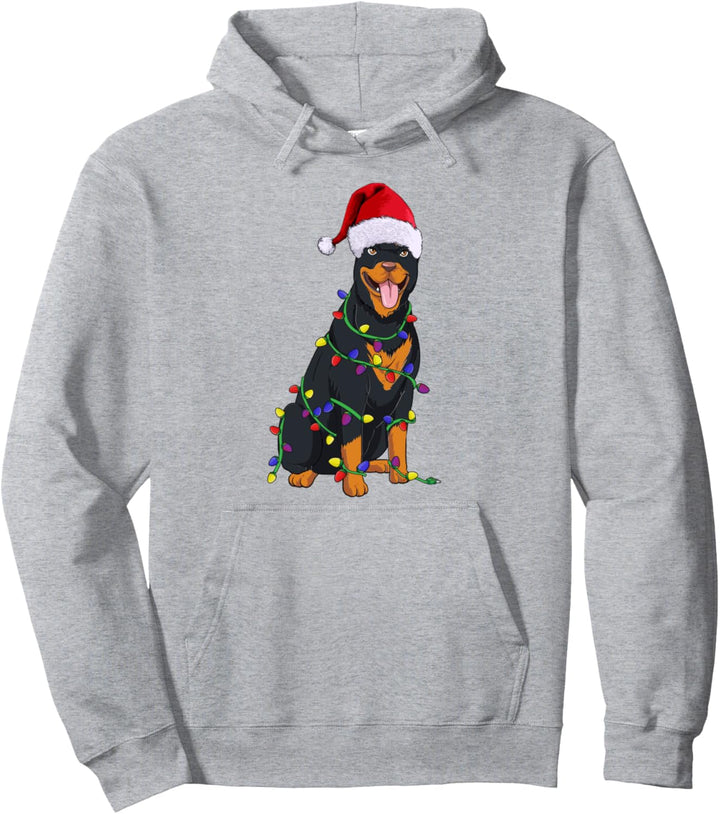 Rottweiler Weihnachten Hunde Hundehalter Pullover Hoodie