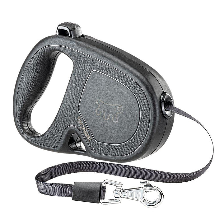 Ferplast Hundeleine Flippy ONE, Rollleine kleine Hunde bis 15 kg. Ausziehbares Gurtband max. 4 m. Ei