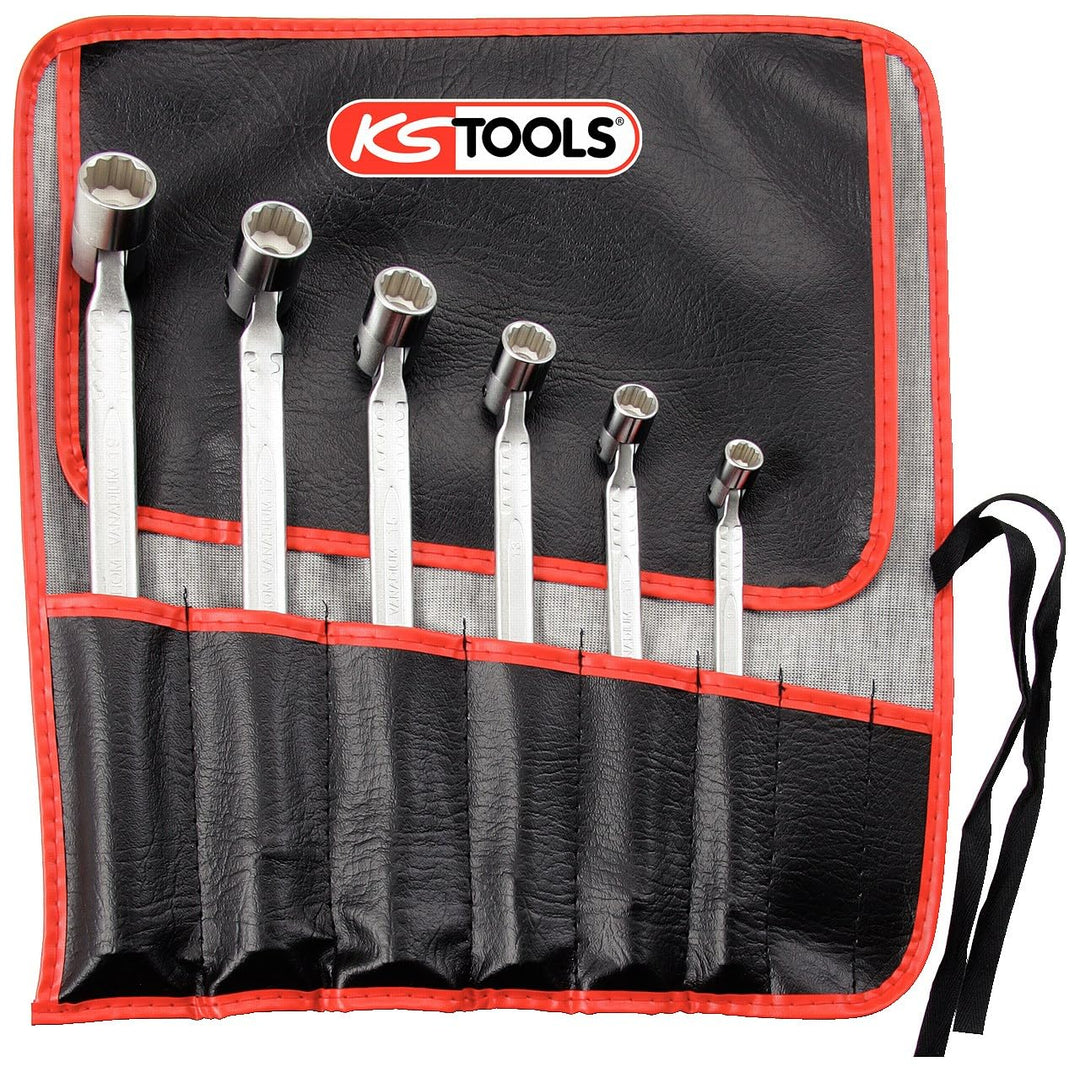 KS Tools 517.0310 CLASSIC Doppel-Gelenkschlüssel-Satz, 6-tlg.