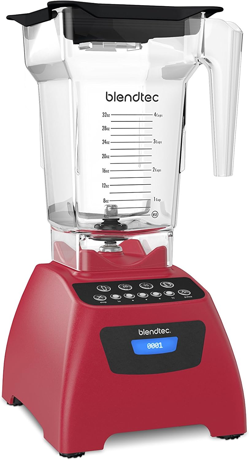 Blendtec C575B4119A-A1AP1A Classic 575 Hochleistungsmixer/Blender, 2.2 liters, Royal Rot Royal Rot S