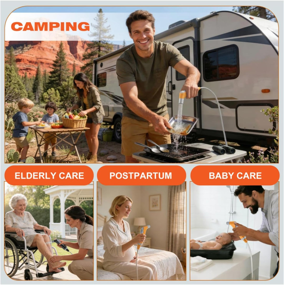 Bidet tragbar, po dusche elektrisch, wiederaufladbare Reise Bidet für Toilette, Camping, Wandern, äl