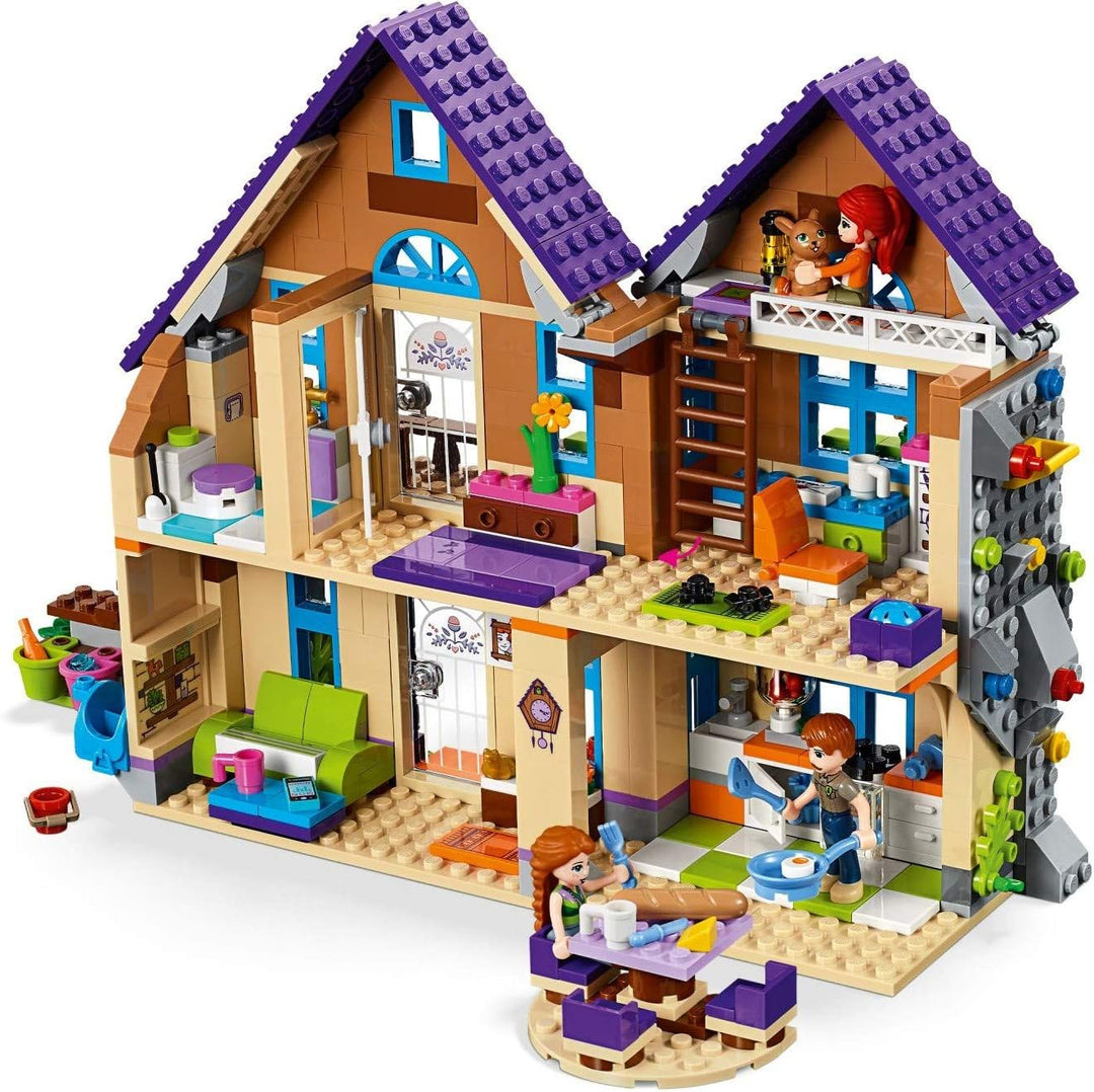 LEGO 41369 Friends Mias Haus mit Pferd, Bauset mit 3 Minipuppen, Kaninchenfigur und Pferdefigur, Bau