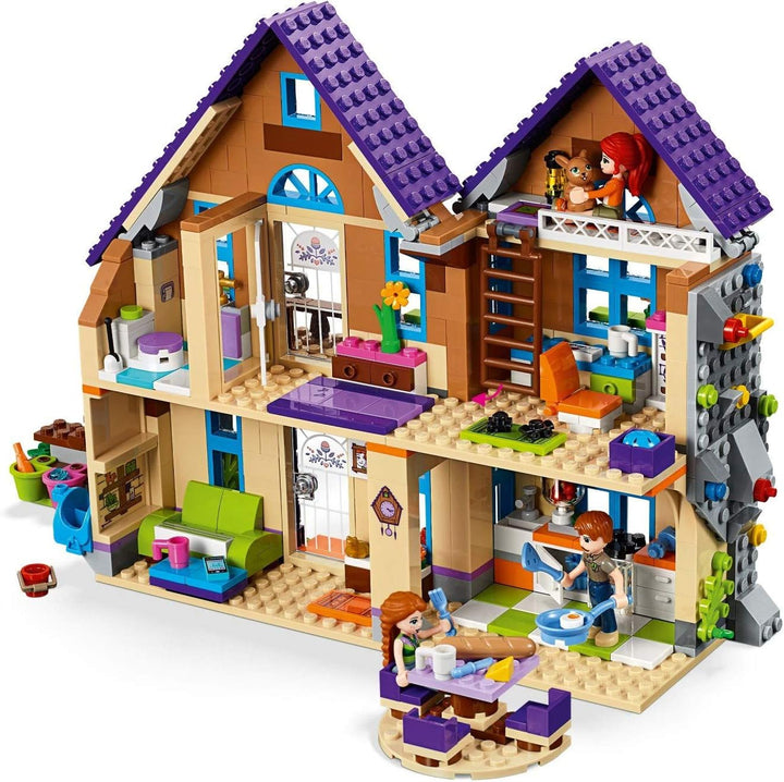 LEGO 41369 Friends Mias Haus mit Pferd, Bauset mit 3 Minipuppen, Kaninchenfigur und Pferdefigur, Bau
