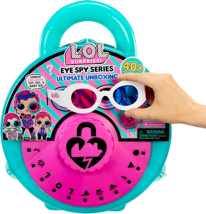 L.O.L. Surprise! Eye Spy Series Ultimate Unboxing - Enthält 3 Exklusive Puppen, Verpackung in Form e