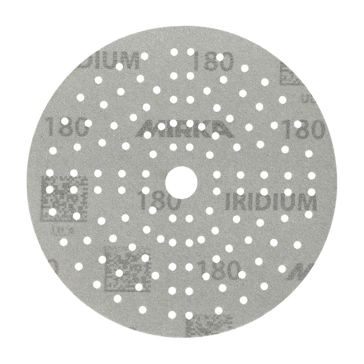 100x MIRKA Haftschleifscheibe IRIDIUM Grip 121L 150mm K.180 f.HO/Metall/Lack/Ku. Korn P180, Korn P18