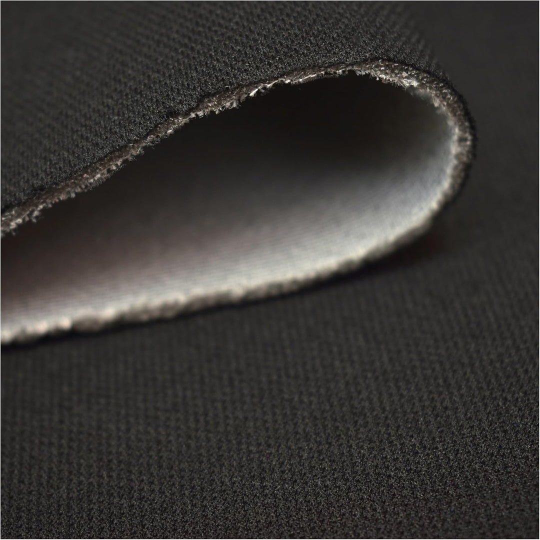 Autohimmelstoff Himmelstoff Dachhimmel Himmel mit 3mm Schaum und Netz Meterware (CP-001-Black-3mm) |