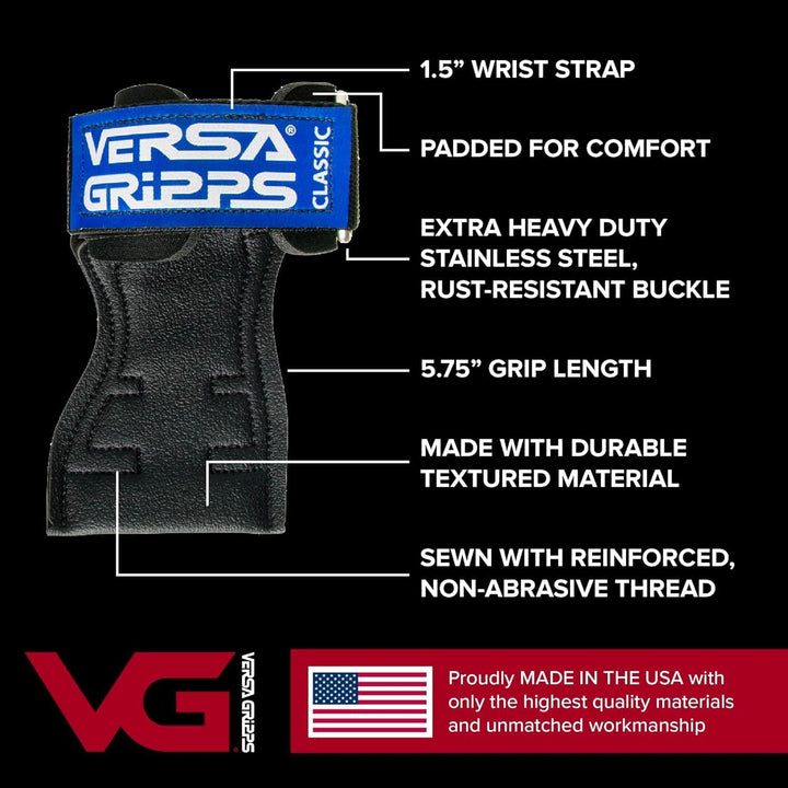 Versa Gripps® Classic Authentisch. Das Beste Trainingszubehör der Welt. IN DEN USA HERGESTELLT Blaue