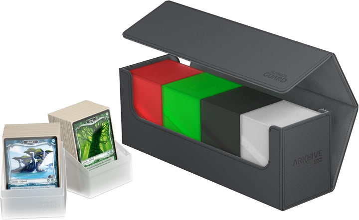 Ultimate Guard UGD010655 - Arkhive Flip Case 400+ Standardgrösse XenoSkin, grau