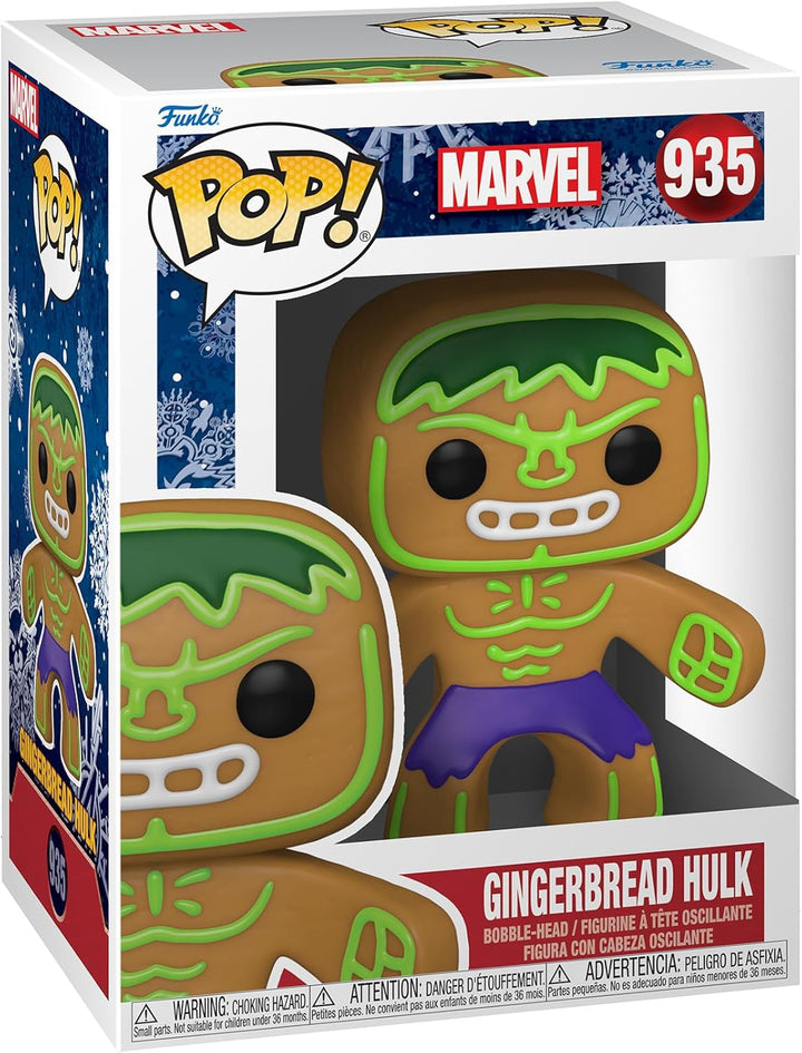 Funko Pop! Marvel: Holiday - Hulk - Marvel Comics - Vinyl-Sammelfigur - Geschenkidee - Offizielle Ha