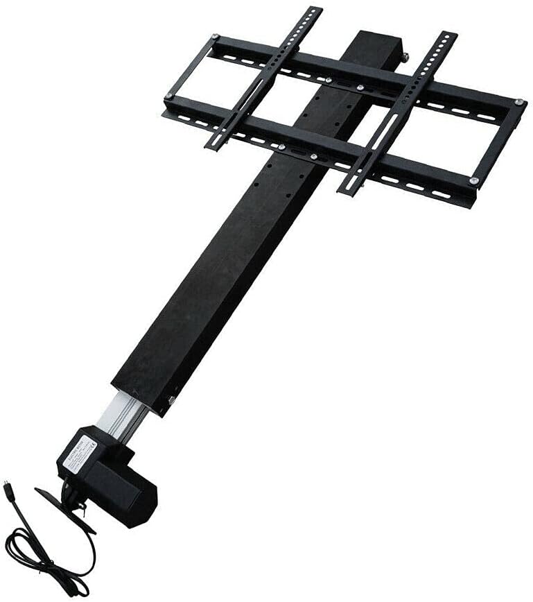 Elektrisch TV Lift Ständer 700mm Hub Standfuss für 26-57 Zoll Fernseher Elektrisch TV Lift Standfuss