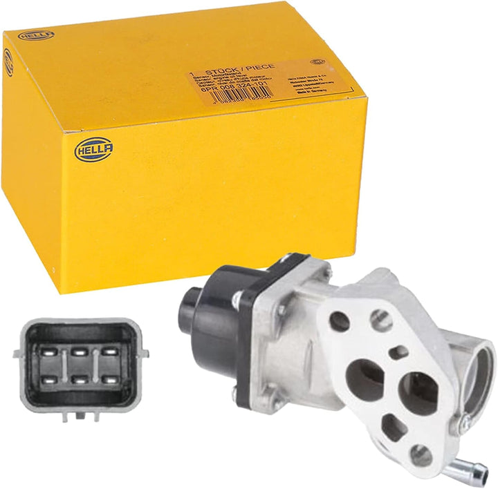 HELLA 6NU 010 171-001 AGR-Ventil - 12V - elektrisch - 6-polig - ohne Dichtung