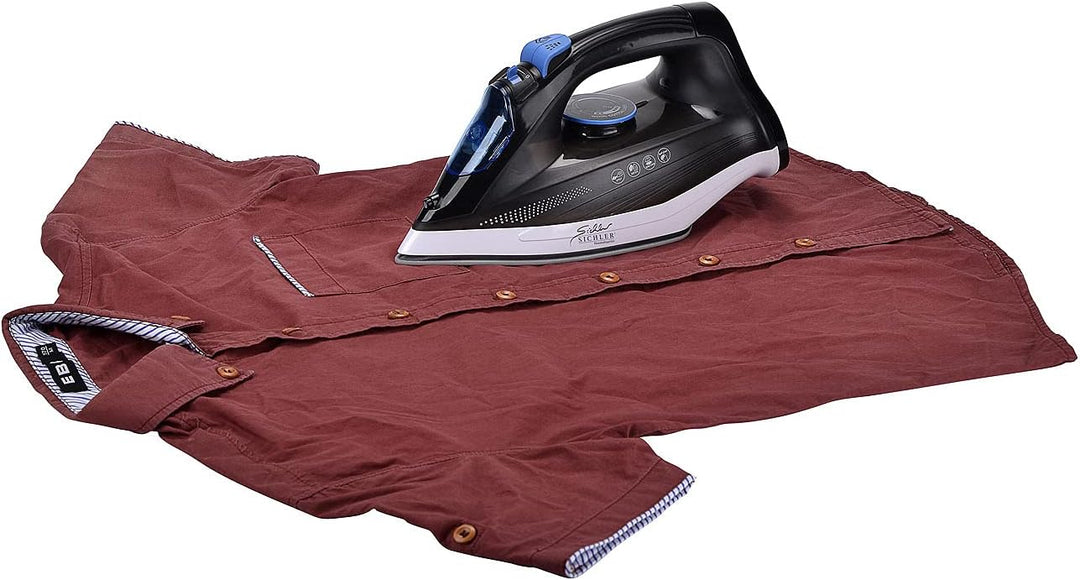 Sichler Haushaltsgeräte Bügeleisen kabellos: Kabelloses 2in1-Dampfbügeleisen mit Basisstation, 2.200