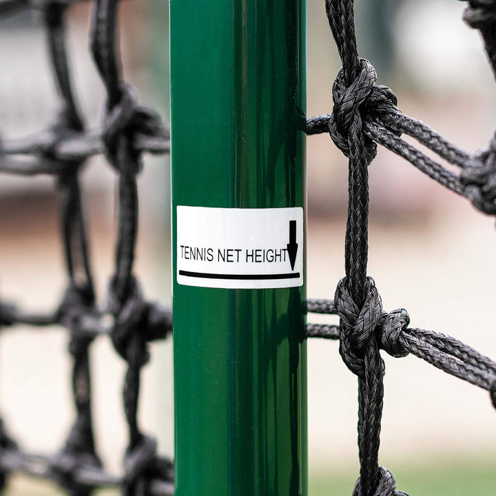 Vermont Tennisnetz Einzelne-Stöcke (Paar) – 1,07m Aluminium ITF-genehmigte Tennisnetzstöcke