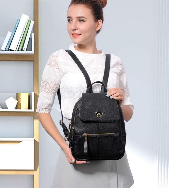 BUKESIYI Damen Tasche Rucksack Handtasche Frauen backpack Klein Anti Diebstahl Schulrucksack Laptop