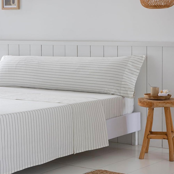 COTTON ARTean Tula Bettwäsche-Set, 150 x 190/200 cm, 100 % Baumwolle, Fadenzahl 200, inklusive Bettl