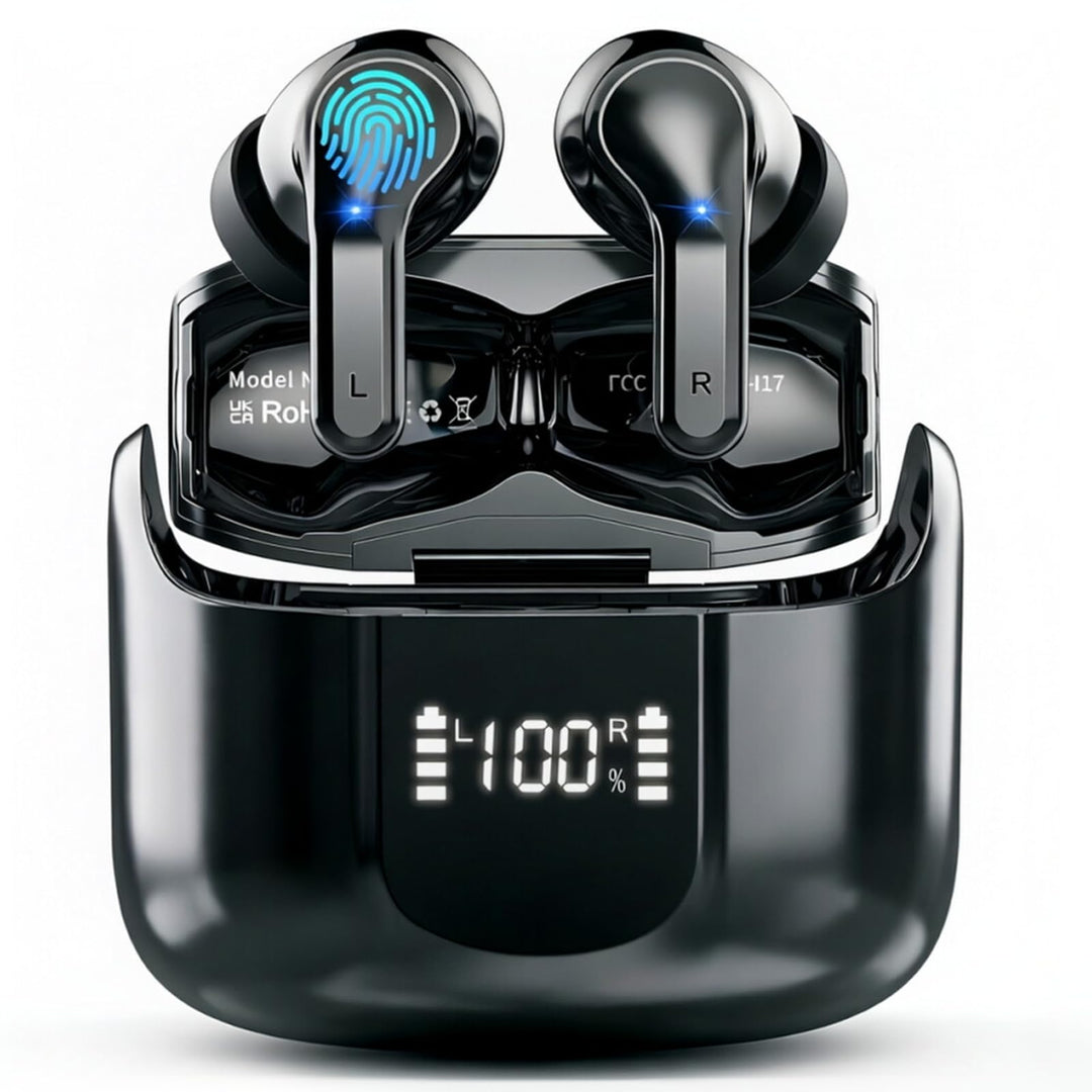 2026 Bluetooth Kopfhörer in Ear, 6D Stereo Kopfhörer Kabellos Bluetooth 5.4 | 56Std Tiefer Bass ENC