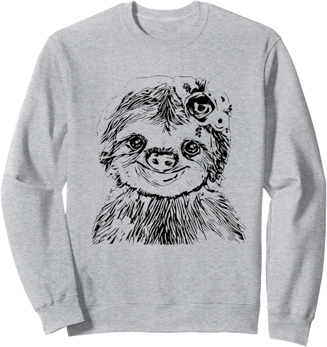 Faultier Motiv coole Trendtiere Tiere süsse bunte Faultiere Sweatshirt