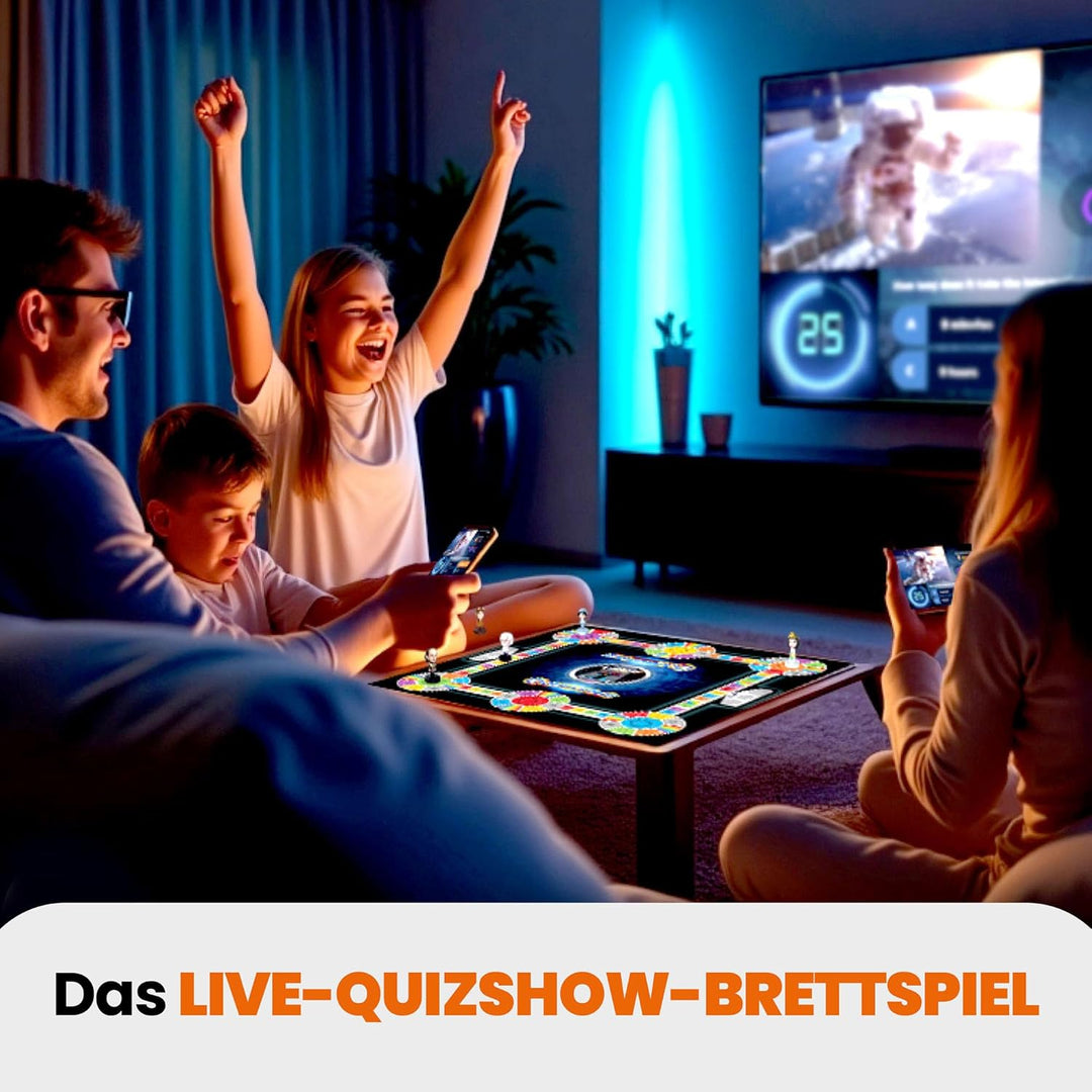 Outsmarted – Das Digitale Quizshow-Brettspiel | Kinder, Jugendliche und Erwachsene | Spielabend der