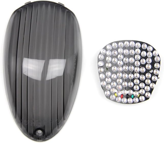 avdb-moto LED-Bremslicht mit integrierten Blinker kompatibel mit Kawasaki Vulcan VN900 (Getönt), Get