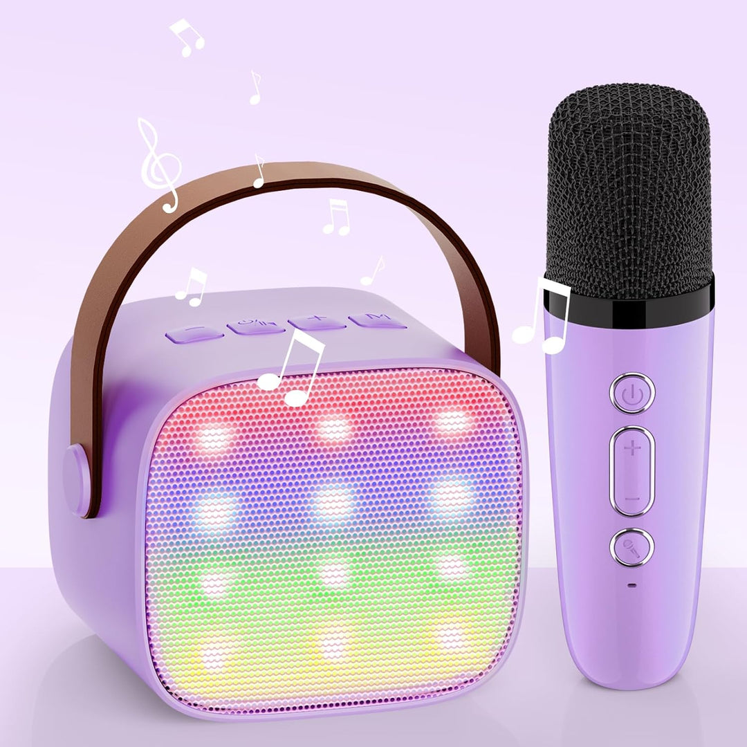 Kinder Karaoke Maschine, Neueste Karaoke Mikrofon Kinder, Geschenke für Mädchen Jungs,Mini Bluetooth