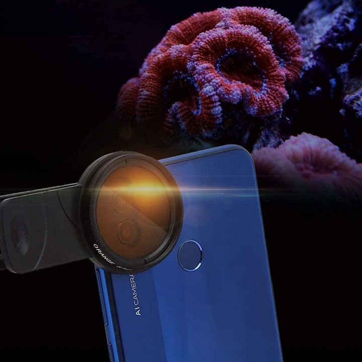 Pssopp Telefon Kameraobjektiv Aquarium Korallen Zylinder Tauchen Fotografie Objektiv Unterwasser Han