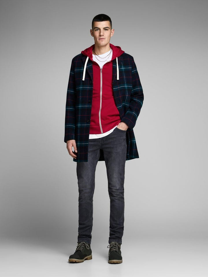 JACK & JONES Hoody Herren mit Kapuze S Rio Red, S Rio Red