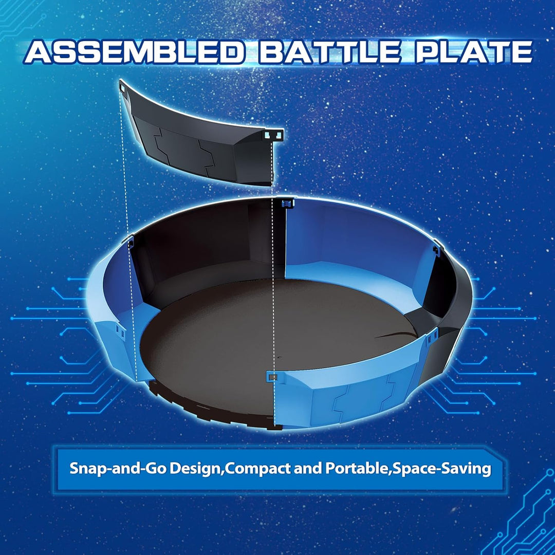 INFINITY NADO Kreisel Battle Arena Set, Kinder Metall Spielzeug Jungen 2PCS, Battle Tops Kreisel Lau