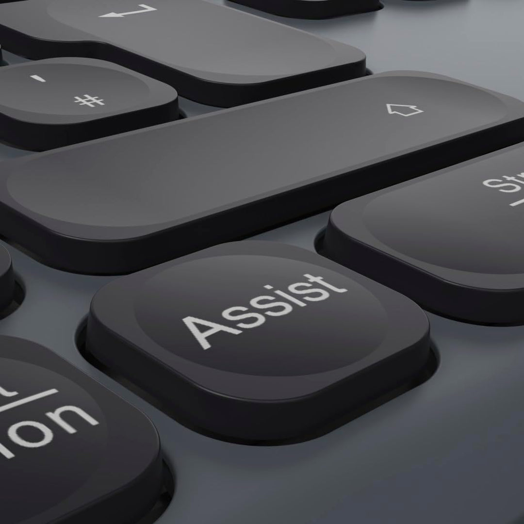 Multi-Device-Tastatur-Maus-Set WKM-550, kabellos, Funk/BT, SW, QWERTZ DE Tastatur-Maus-Set Schwarz,