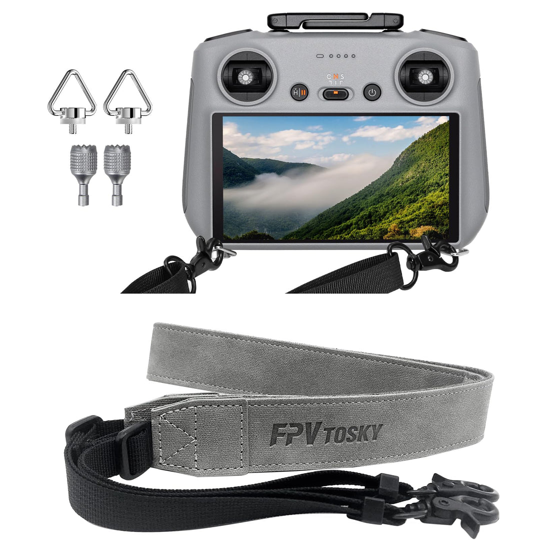 FPVtosky Gurt für DJI RC 2/RC Controller, Mini 5 pro /4 pro Umhängeband + 2 Steuerknüppel, Fernbedie