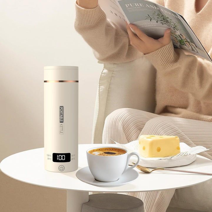 Elektrischer Reisewasserkocher Klein 500ML, Kleiner Wasserkocher Reise Schnelles Kochwasser Mini -Wa