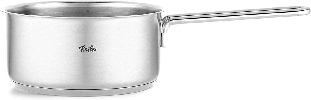 Fissler Pure Collection / Edelstahl-Kochtopfset, 5-teilig, Töpfe mit Metall-Deckel (3 Kochtöpfe,1 Br