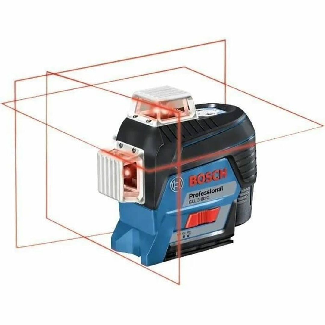 Bosch Professional 12V System Linienlaser GLL 3-80 C (1x Akku 12V, Universalhalterung BM 1, m. App-F