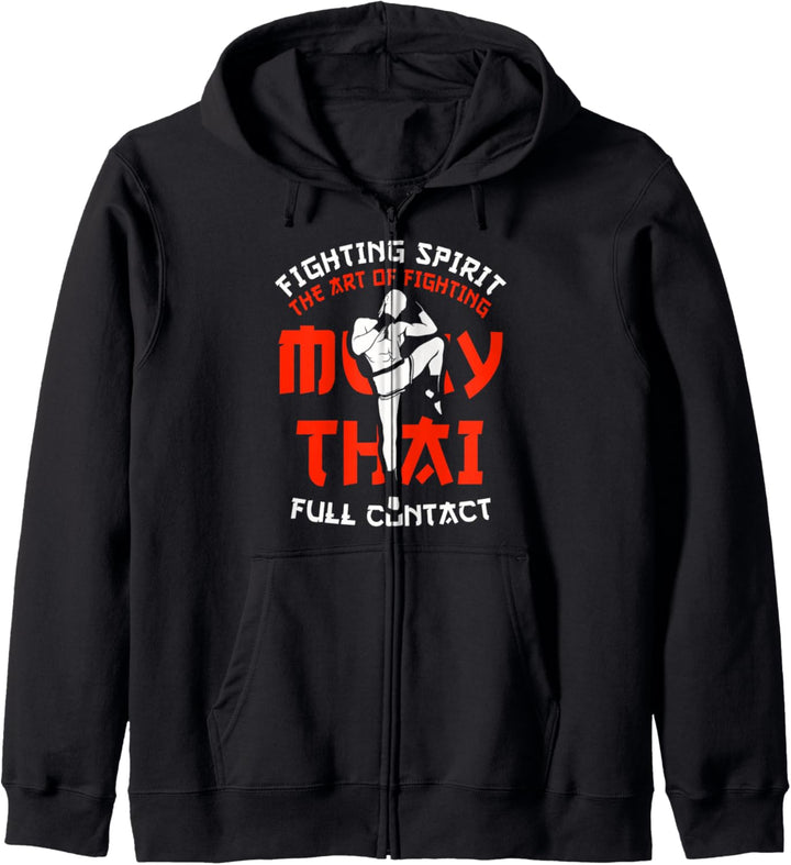Muay Thai Tshirt Krav Maga Tiger MMA Fighter Kapuzenjacke