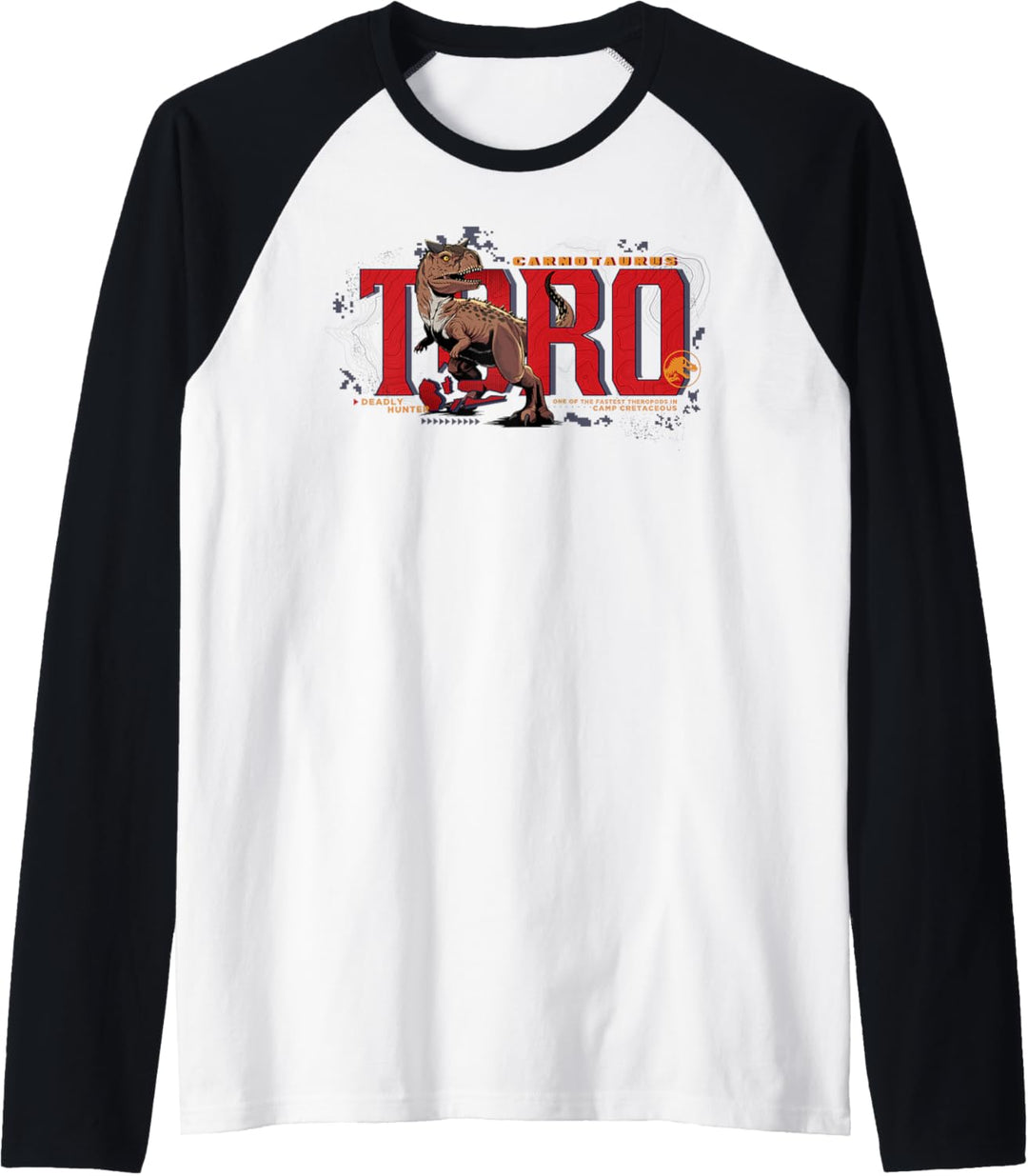 Jurassic World: Camp Cretaceous Carnotaurus Toro Raglan