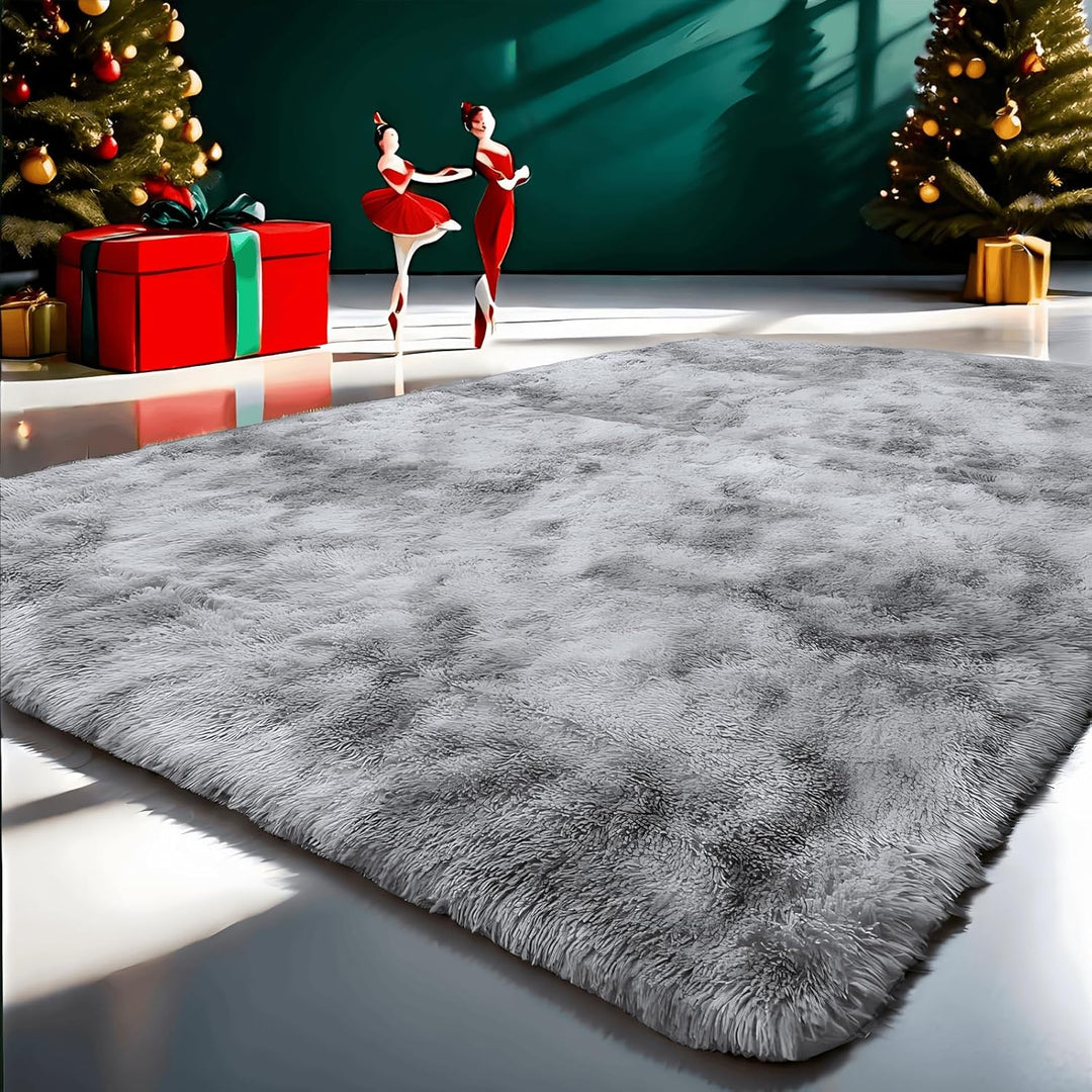 SUBEEN Teppiche, weiche Schlafzimmerteppiche, rutschfeste, Flauschige Wohnzimmerteppiche, rechteckig