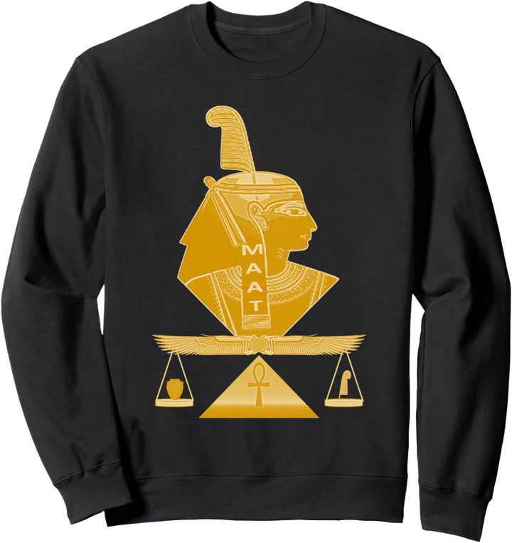 Alte ägyptische Göttin Maat Kemetic Neter Ma'at Sweatshirt