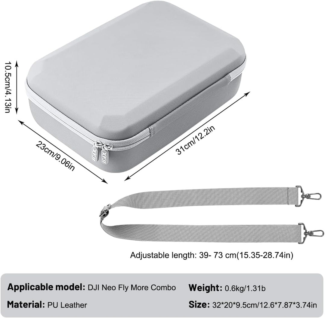 Wasserdichtes Koffer für DJI Neo Fly More Combo Tragbare Tasche, Wasserdicht Tragetasche für DJI Neo