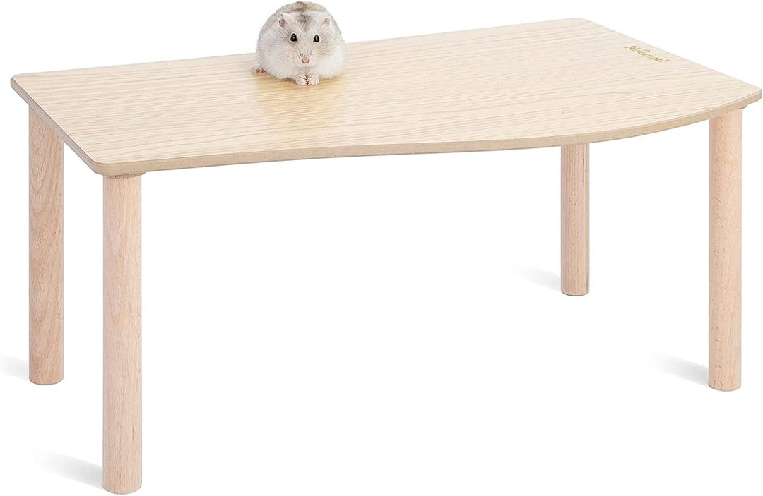 Niteangel Hamster Spielpodest aus Holz für Zwerghamster, Syrische Hamster, Gerbils, Mäuse, Degus ode