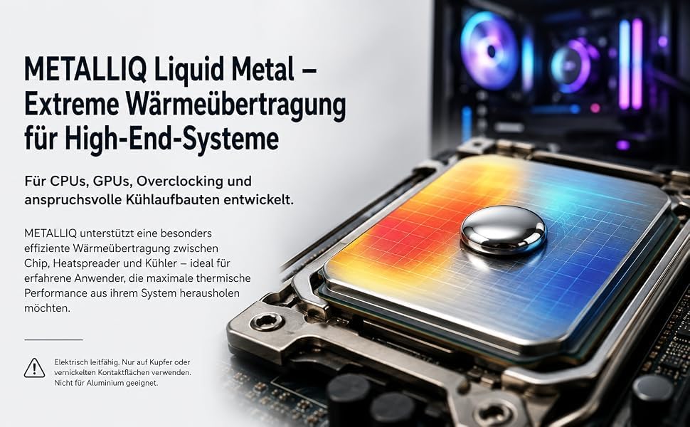METALLIQ PRO Application Bundle | METALLIQ 2g Flüssigmetall + Zubehör Kit | CPU GPU | für PS5 Overcl
