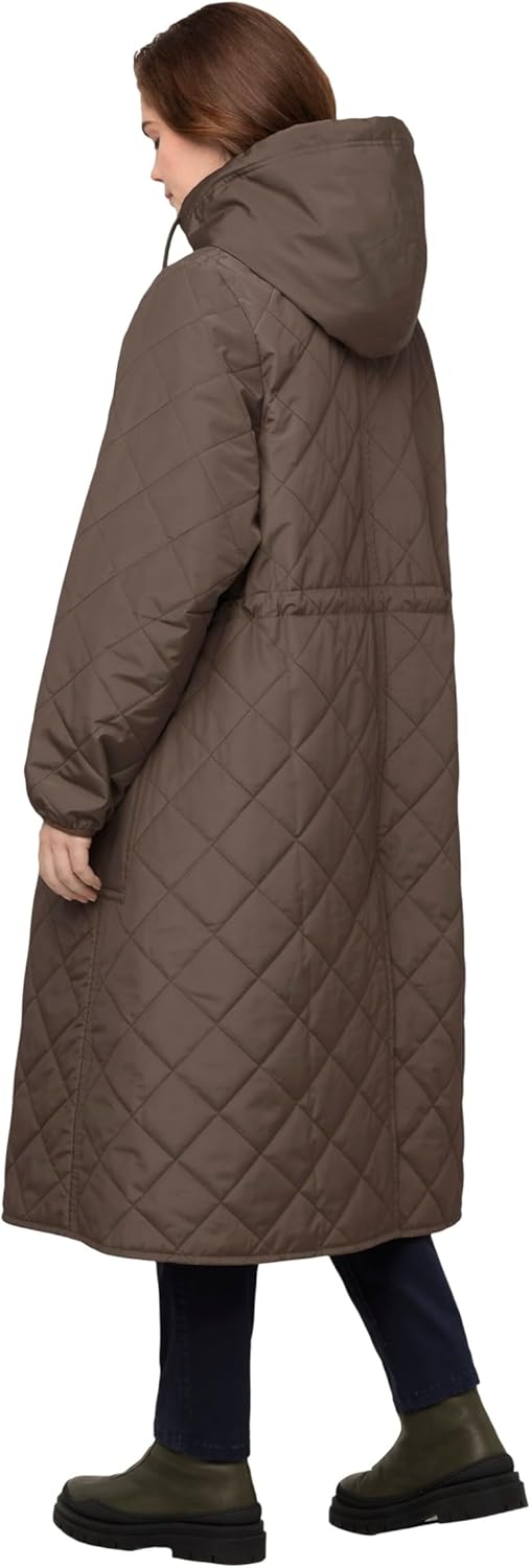 Ulla Popken Damen Light Padded Coat Mäntel 50-52 Moosgrün, 50-52 Moosgrün