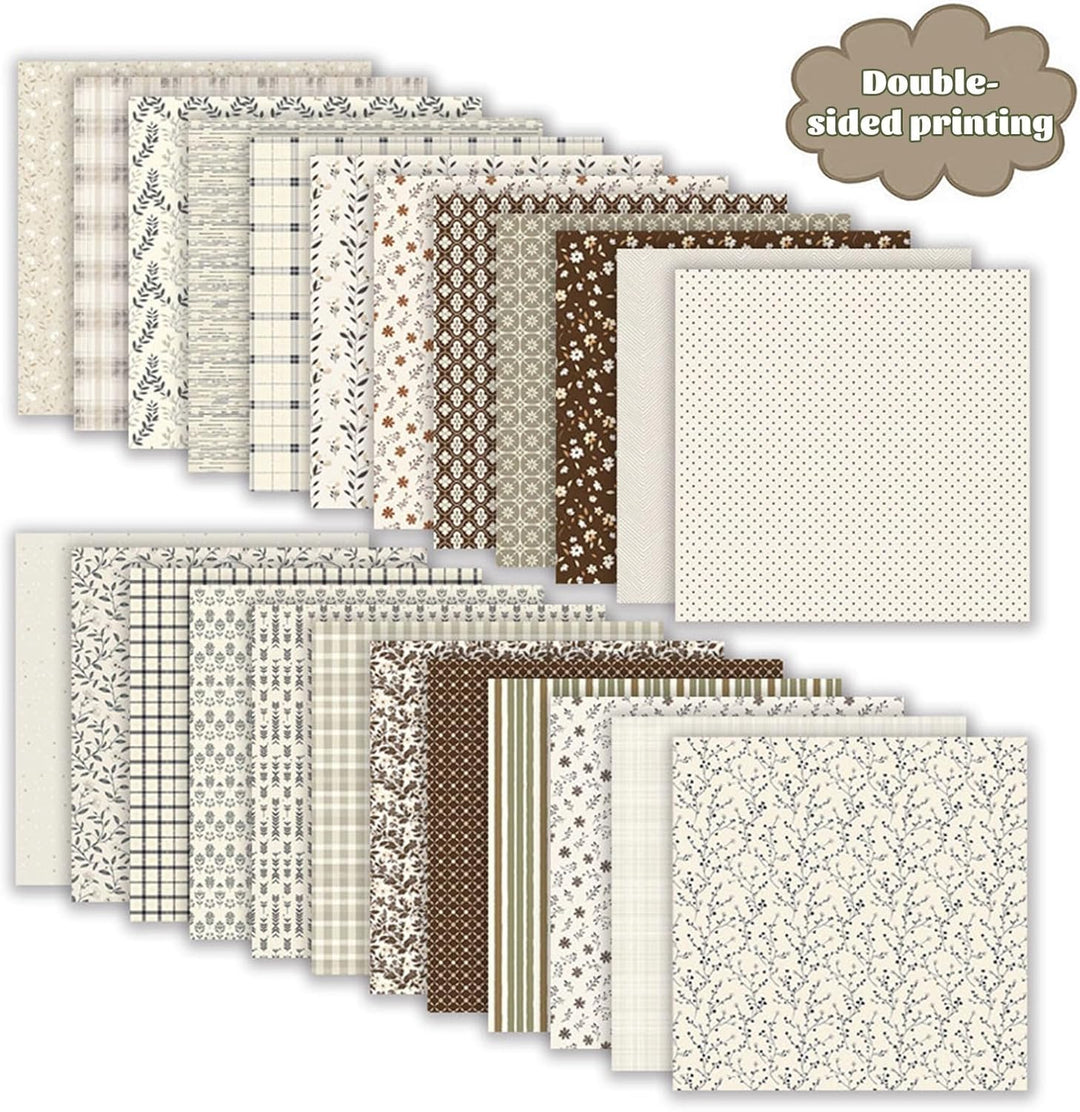 Scrapbook Papier Blumen Muster Doppelseitiges Bastelpapier, 30,5x30,5 cm/12x12 in Frühling Motivpapi