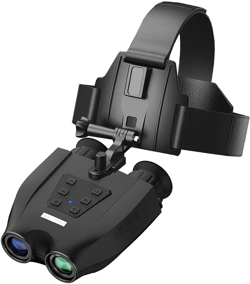 Zavarius Nachtsichtgerät: Nachtsichtbrille/-gerät mit Kopfhalterung, 2,5K-UHD-Cam, 6X Opt. Zoom (Nac