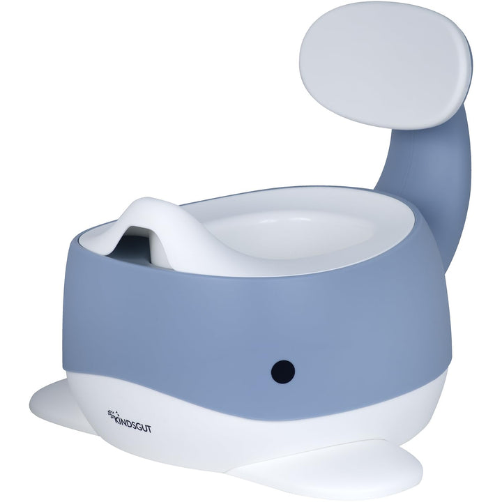 Kindsgut Kinder-Töpfchen, Babytopf WC/Klo, kinderfreundliches Wal-Design und dezente Farben, Toilett