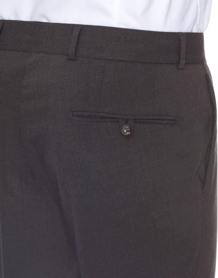 BRAX Regular Fit Hose Enrico Stretch Schurwolle Navy 33W / 32L Anthrazit, 33W / 32L Anthrazit