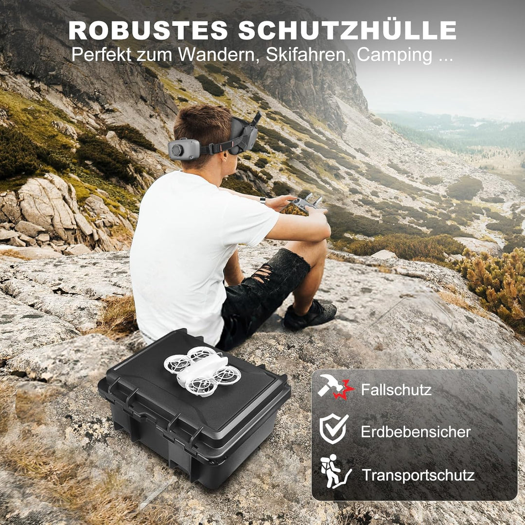 LEKUFEE wasserdichte Koffer für DJI Neo 1 Motion Fly More Combo,DJI Goggles N3/3/2/Goggles Integra,R