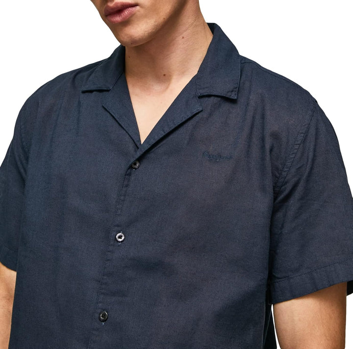 Pepe Jeans Herren Lastingham Shirt, Blue (Dulwich)