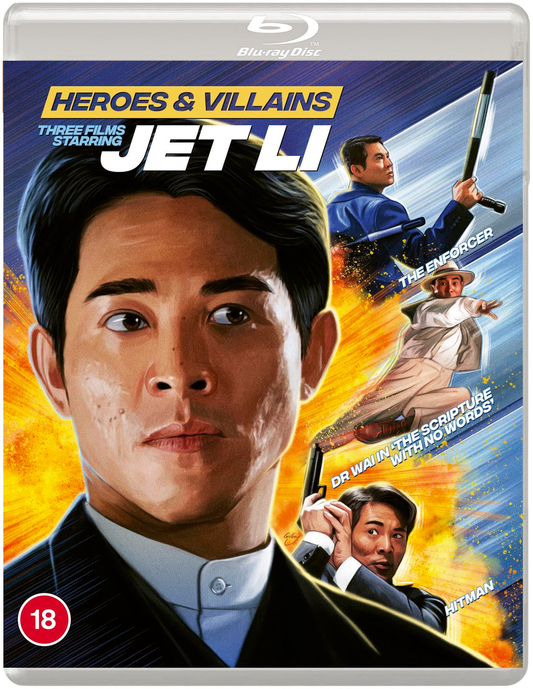 Heroes and Villains - The Enforcer / Dr Wai In The Scripture With No Words / Hitman (Limited) [Blu-R