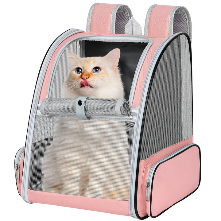 Alaoo Katzenrucksack, Hunderucksack,Transport Hunderucksack Faltbare mit Sicherheitsgurten und Verdi