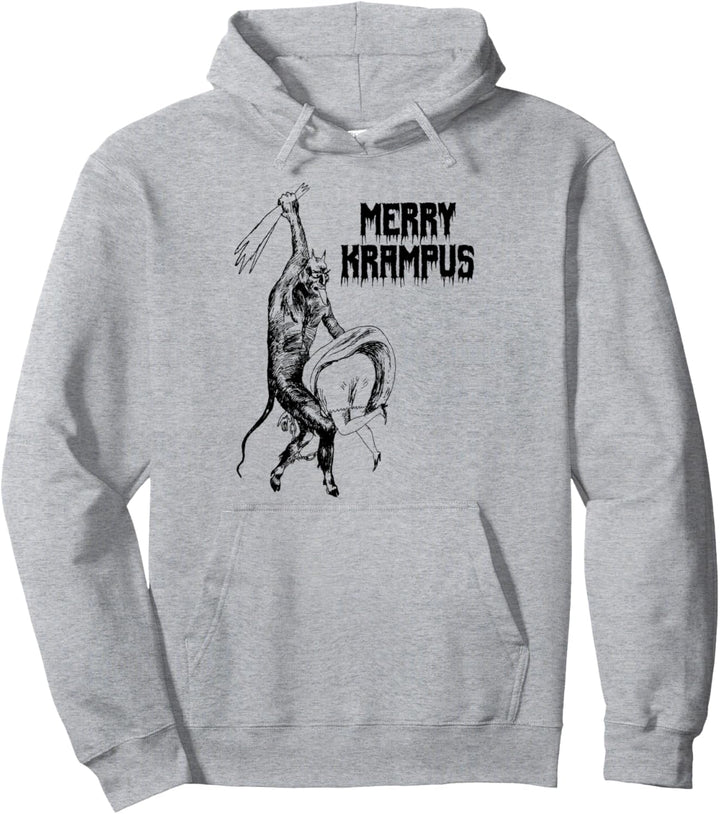 Creepy Gruss Vom Krampus Demon Christmas Devil Krampus Pullover Hoodie