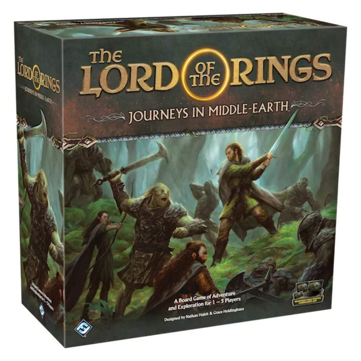 Fantasy Flight Games , Lord of the Rings: Journeys in Middle-Earth , Board Game , Ages 14+ , 1-5 Pla